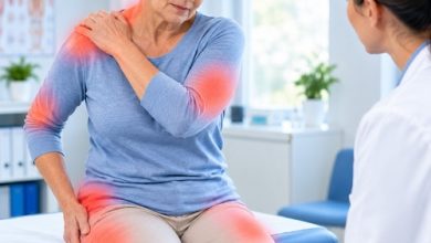 Polymyalgia Rheumatica relapse symptoms and triggers affecting the shoulders and hips