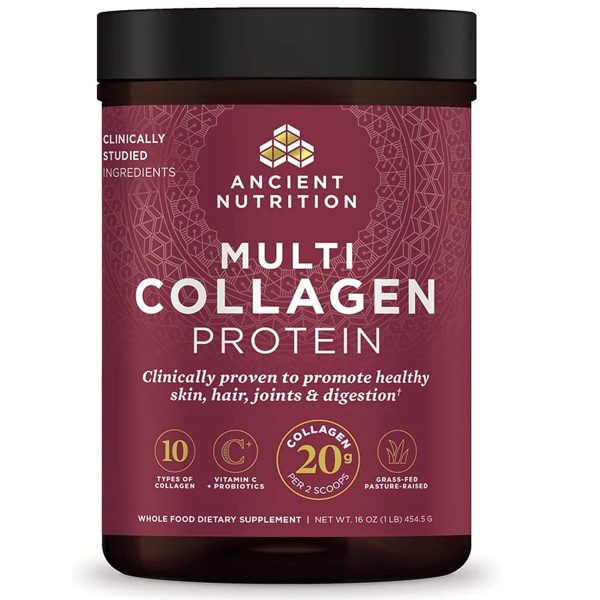 Ancient Nutrition Collagen Powder Protein with Probiotics