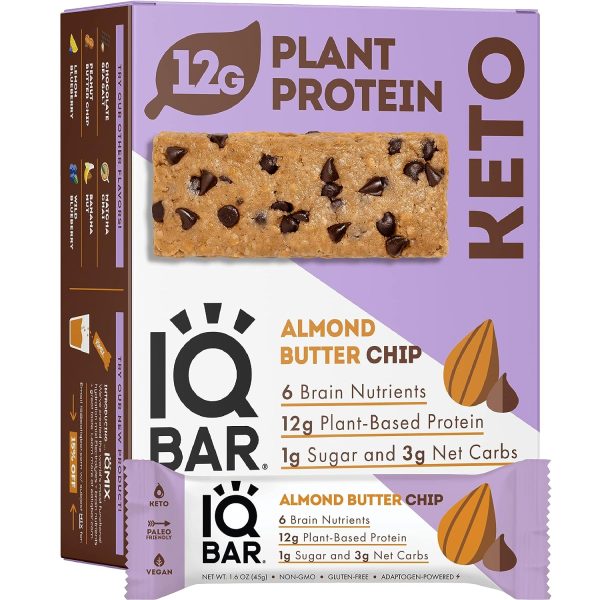 IQBAR Brain and Body Keto Protein Bars