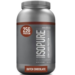Isopure Dutch Chocolate Whey Isolate Protein Powder