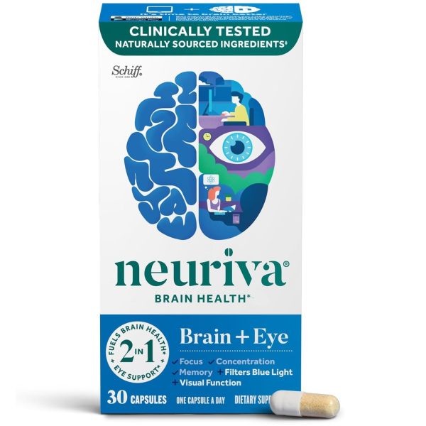 NEURIVA Brain Eye Supplement for Memory