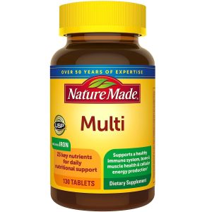 Nature Made Multivitamin Tablets with Iron
