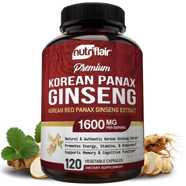 NutriFlair Korean Red Panax Ginseng
