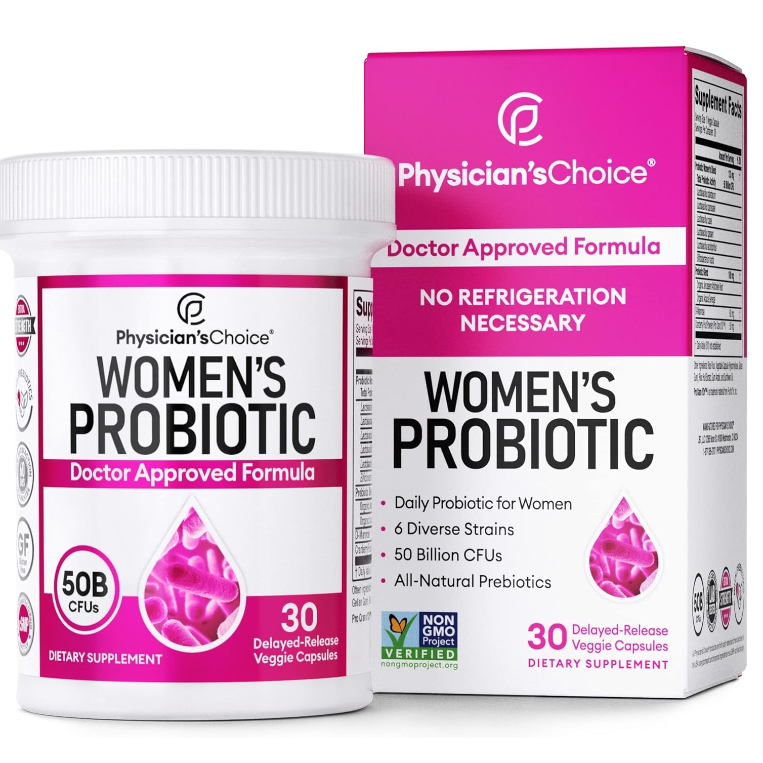 Physician's Choice Probiotics for Women - PH Balance, Digestive