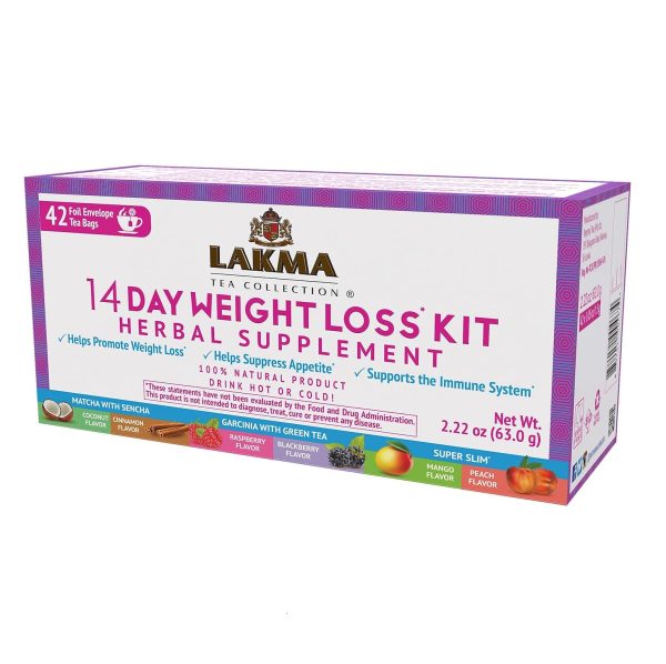 Lakma 14 Day Weight Loss Kit Green Tea - 42 Tea Bags