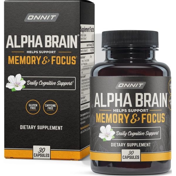 ONNIT Alpha Brain Premium Nootropic Brain Supplement