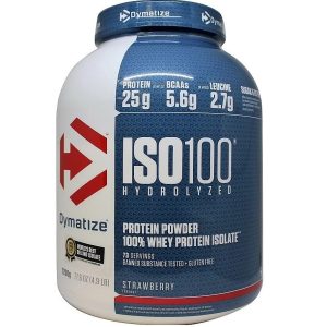 Dymatize ISO-100 Hydrolyzed Whey Protein Isolate 900g or 2.2kg Powder Recovery