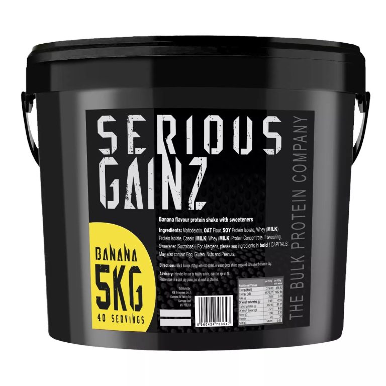 Serious Gainz 5kg Strong Mutant Mass Weight Gainer Best Protein